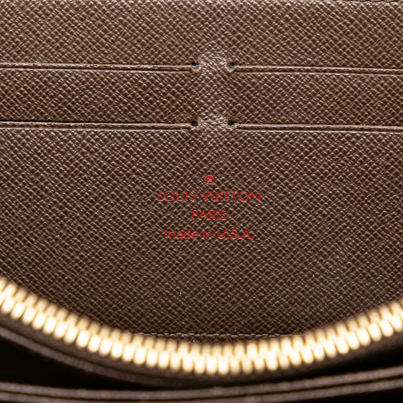 Louis Vuitton Louis Vuitton Louis Vuitton Damier Zippy Wallet N41661 Brown PVC Canvas Long Wallet N41661 in Very Good Condition Size ONE SIZE - 8 Thumbnail