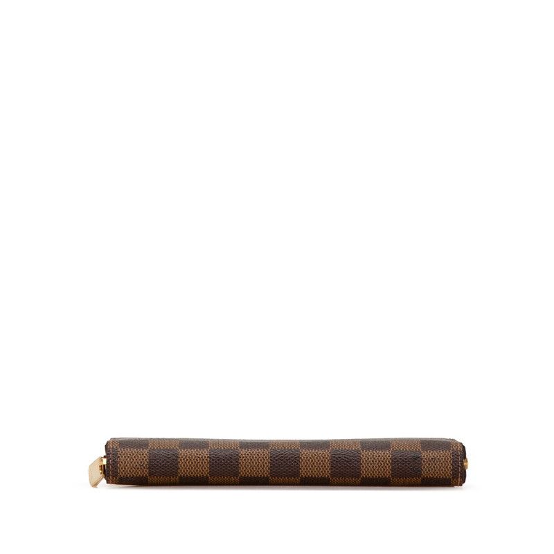Louis Vuitton Louis Vuitton Louis Vuitton Damier Zippy Wallet N41661 Brown PVC Canvas Long Wallet N41661 in Very Good Condition Size ONE SIZE - 4 Thumbnail