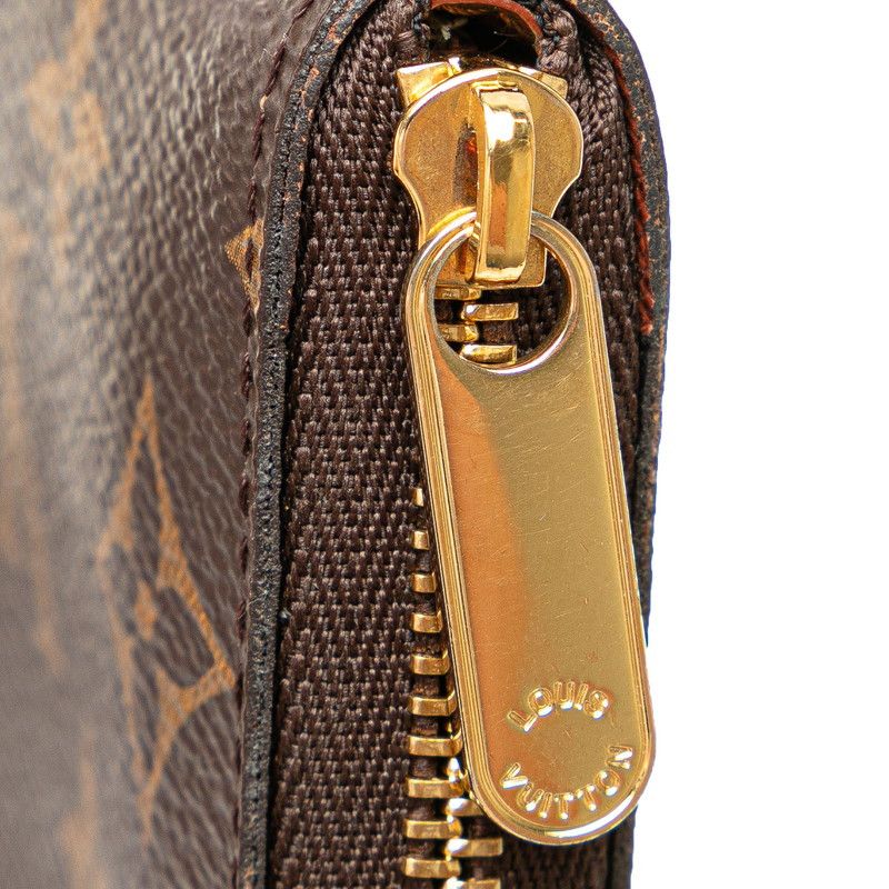 Louis Vuitton Louis Vuitton Louis Vuitton Monogram Zippy Coin Purse M60067 Brown PVC Leather Canvas Coin Case M60067 in Very Good Condition Size ONE SIZE - 6 Thumbnail