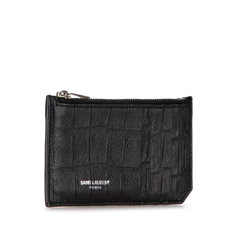 Yves Saint Laurent Yves Saint Laurent Yves Saint Laurent Leather Fragment Coin and Card Case Leather Card Case in Great Condition Size ONE SIZE - 2 Thumbnail