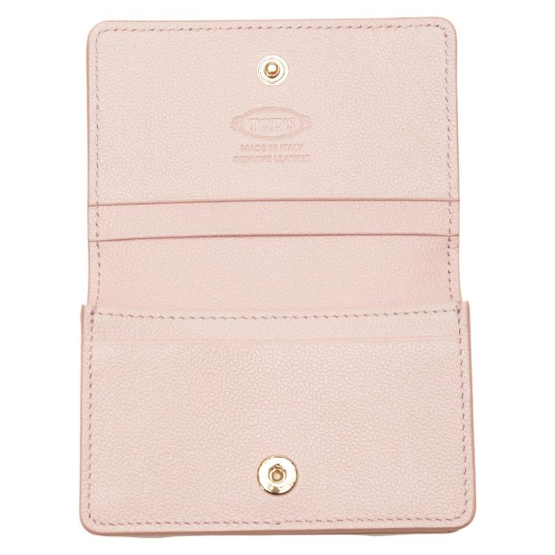 Tod's Tod's Tod's Pink Leather Compact Bifold Wallet Leather Short Wallet in Very Good Condition Size ONE SIZE - 5 Thumbnail