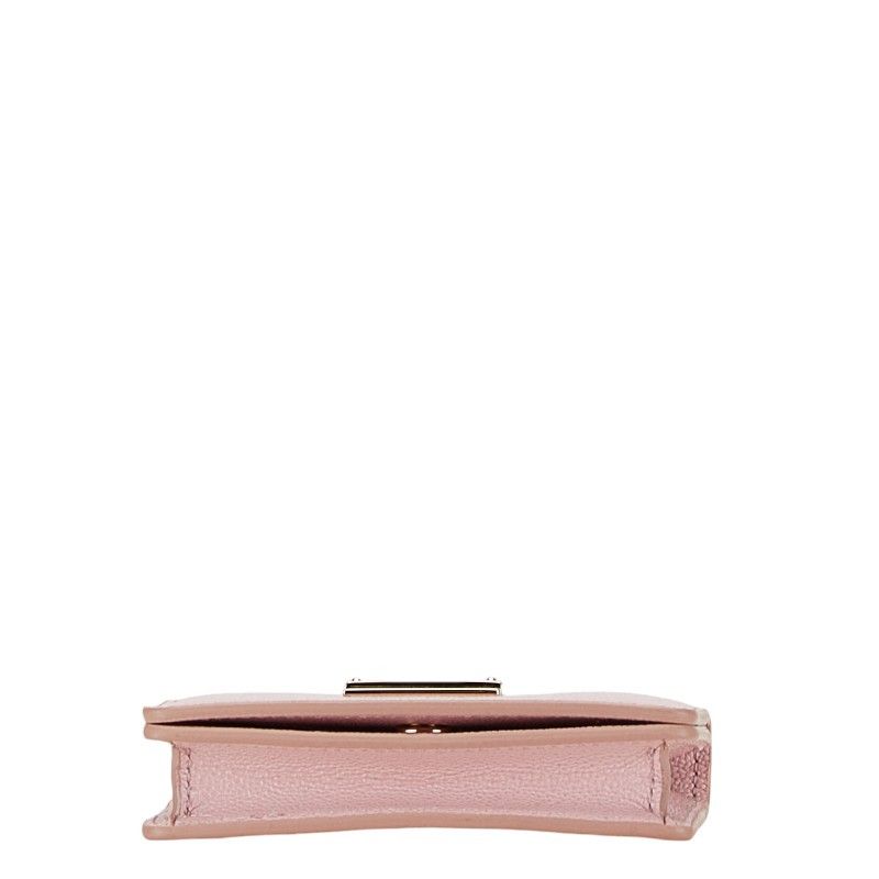 Tod's Tod's Tod's Pink Leather Compact Bifold Wallet Leather Short Wallet in Very Good Condition Size ONE SIZE - 4 Thumbnail