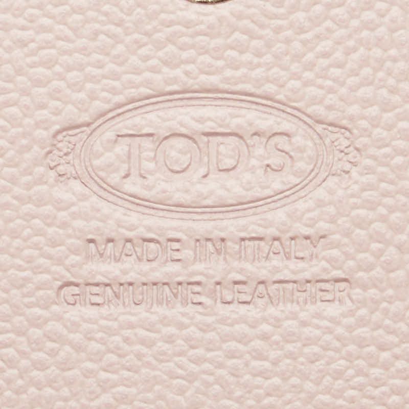 Tod's Tod's Tod's Pink Leather Compact Bifold Wallet Leather Short Wallet in Very Good Condition Size ONE SIZE - 7 Thumbnail
