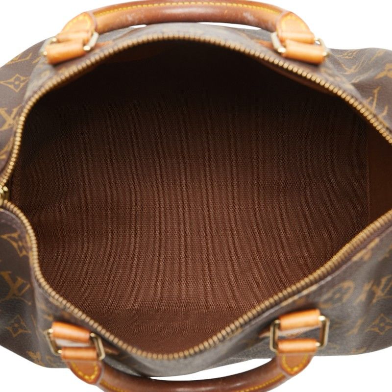Louis Vuitton Louis Vuitton Louis Vuitton Monogram Speedy 30 Handbag M41526 Brown PVC Leather Canvas Handbag M41526 in Good Condition Size ONE SIZE - 7 Thumbnail