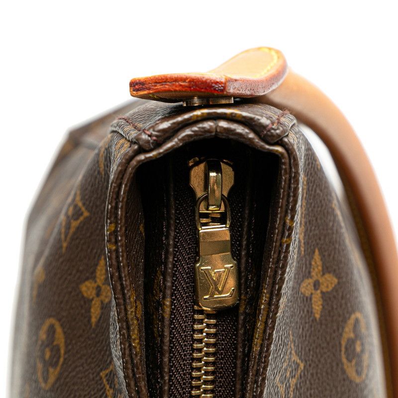 Louis Vuitton Louis Vuitton Louis Vuitton Monogram Looping GM Shoulder Bag M51145 Brown PVC Leather Canvas Shoulder Bag M51145 in Very Good Condition Size ONE SIZE - 5 Thumbnail