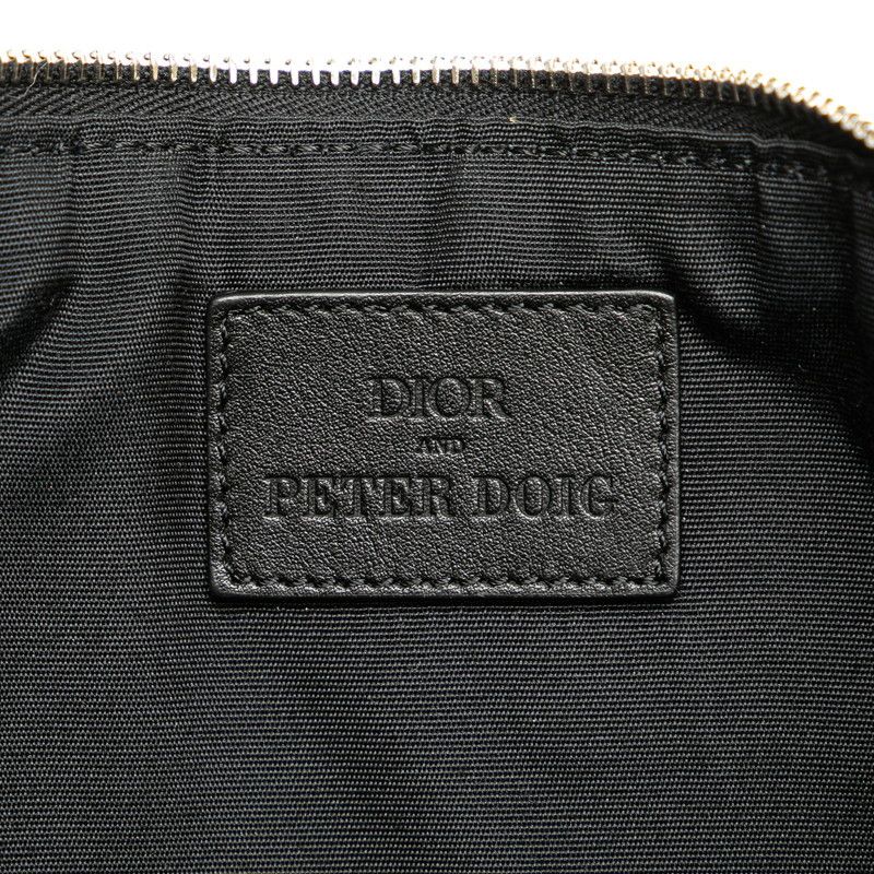 Dior Dior Dior Nylon Planet Motif Pouch Canvas Vanity Bag in Great Condition Size ONE SIZE - 7 Thumbnail