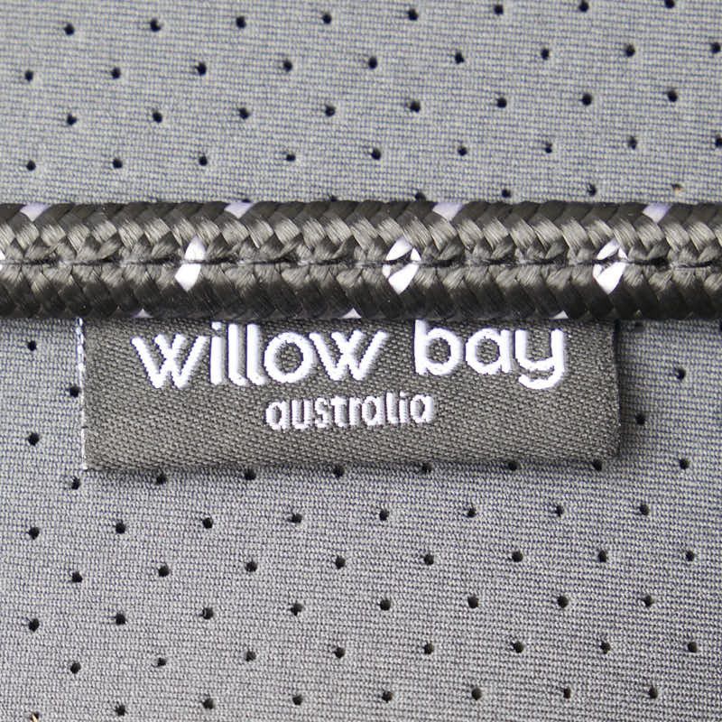 Other Other Willow Bay Neoprene Tote Bag Gray Black Plastic Tote Bag in Great Condition Size ONE SIZE - 7 Thumbnail