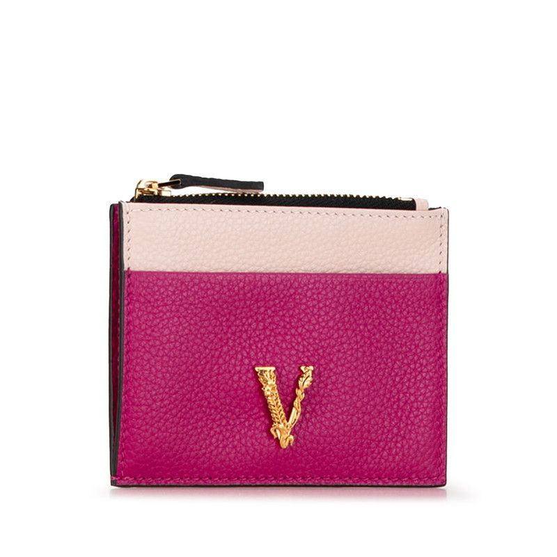Versace Versace Versace Virtus Bicolor Leather Card and Coin Case Leather Card Case in Great Condition Size ONE SIZE - 2 Thumbnail