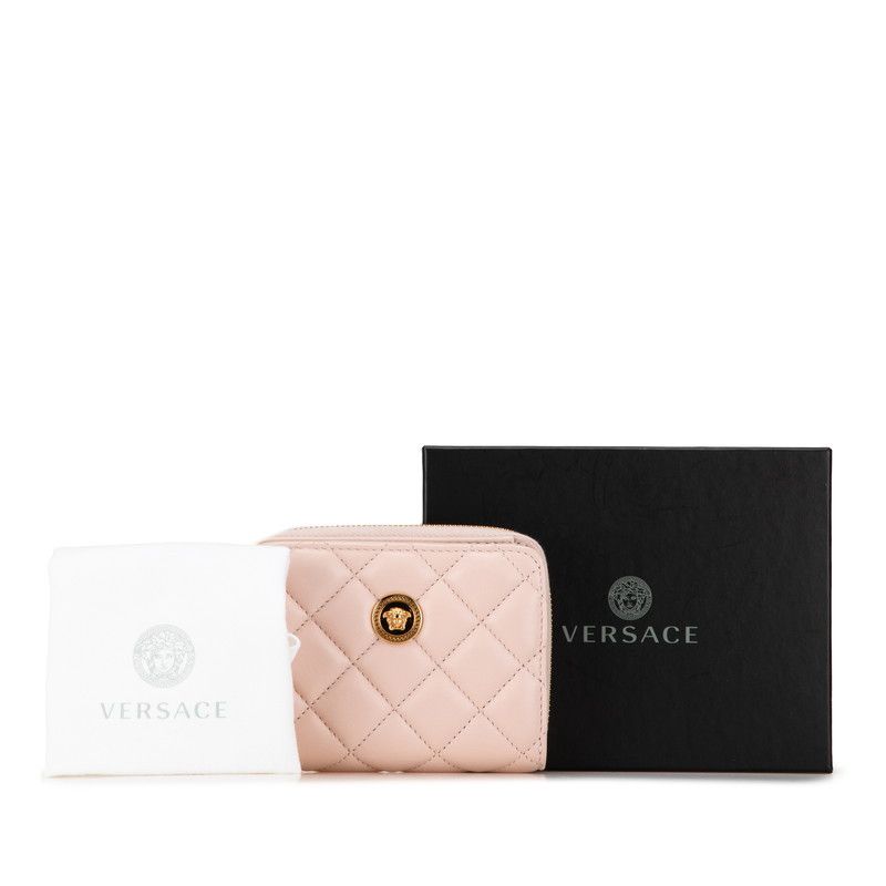 Versace Versace Versace Medusa Quilted Leather Bifold Wallet Leather Short Wallet in Very Good Condition Size ONE SIZE - 9 Thumbnail
