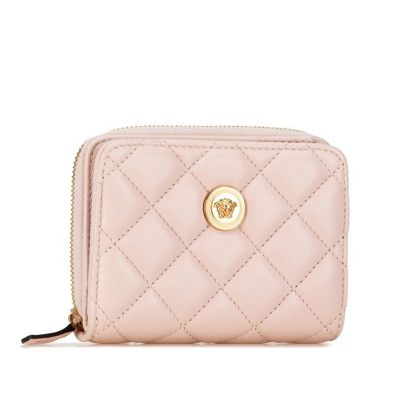 Versace Versace Versace Medusa Quilted Leather Bifold Wallet Leather Short Wallet in Very Good Condition Size ONE SIZE - 2 Thumbnail