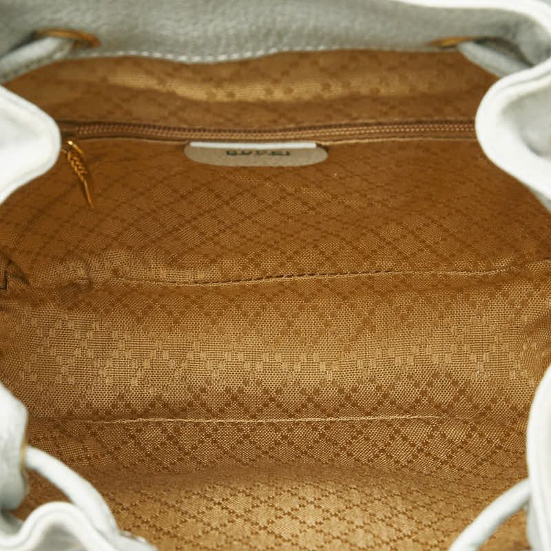 Gucci Gucci Gucci Suede Leather Bamboo Backpack 00320580030 Leather Backpack 00320580030 in Very Good Condition Size ONE SIZE - 10 Thumbnail