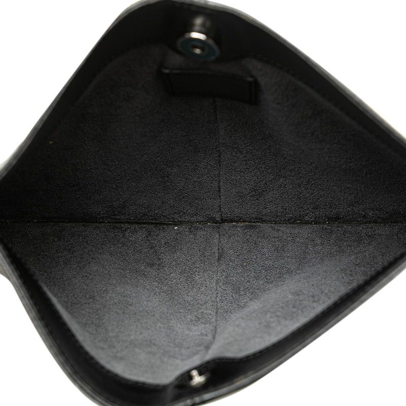 Louis Vuitton Louis Vuitton Louis Vuitton Epi Pochette Demi Lune Handbag M52622 Black Leather Leather Handbag M52622 in Very Good Condition Size ONE SIZE - 5 Thumbnail