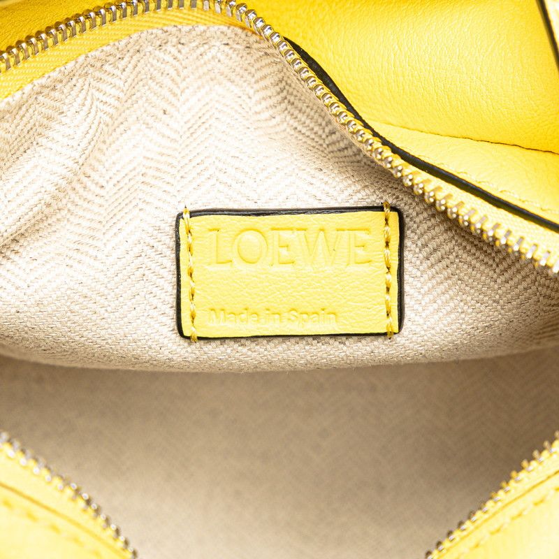 Loewe Loewe Loewe Leather Puzzle Mini Waist Bag Lemon Yellow Leather Belt Bag in Great Condition Size ONE SIZE - 7 Thumbnail