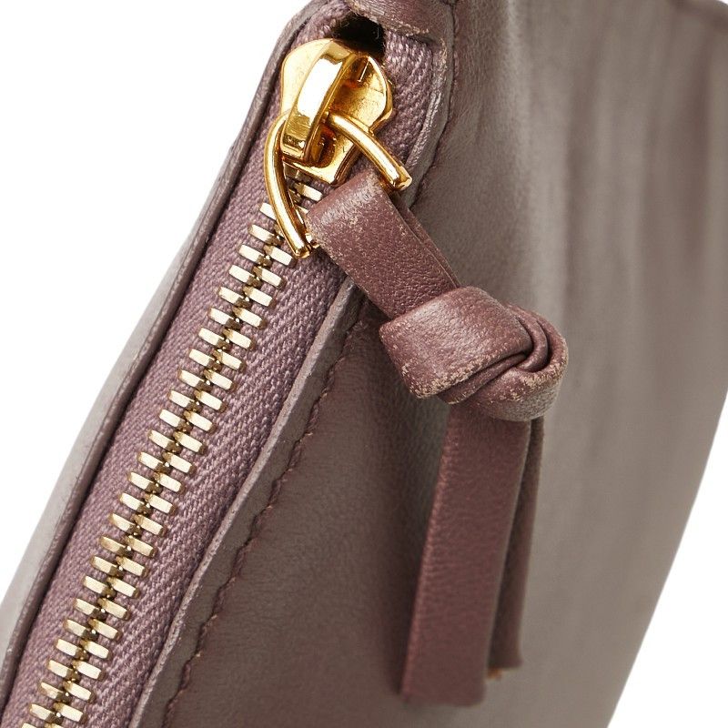 Bottega Veneta Bottega Veneta Bottega Veneta Intrecciato Leather Tote Bag Purple Leather Tote Bag in Very Good Condition Size ONE SIZE - 7 Thumbnail