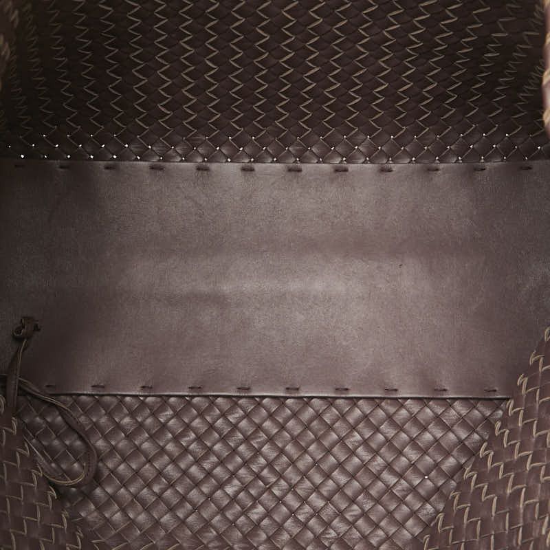 Bottega Veneta Bottega Veneta Bottega Veneta Intrecciato Leather Tote Bag Purple Leather Tote Bag in Very Good Condition Size ONE SIZE - 6 Thumbnail