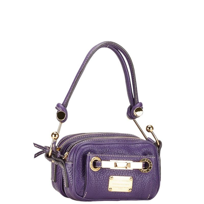 Dolce & Gabbana Dolce & Gabbana Dolce & Gabbana Leather One-Shoulder Bag Leather Shoulder Bag in Very Good Condition Size ONE SIZE - 2 Thumbnail