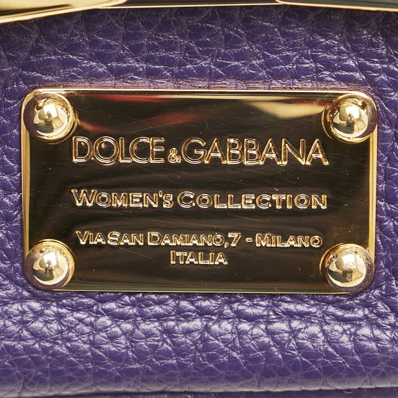 Dolce & Gabbana Dolce & Gabbana Dolce & Gabbana Leather One-Shoulder Bag Leather Shoulder Bag in Very Good Condition Size ONE SIZE - 10 Thumbnail