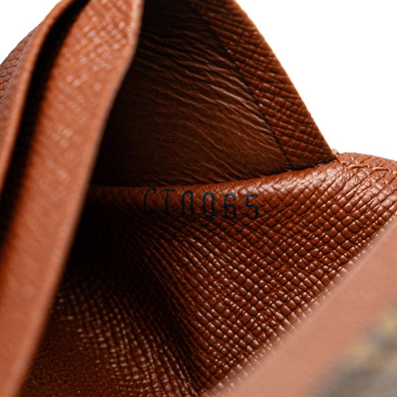 Louis Vuitton Louis Vuitton Louis Vuitton Monogram Portefeuille Tresor Bifold Wallet M61736 Brown PVC Leather Canvas Short Wallet M61736 in Very Good Condition Size ONE SIZE - 9 Thumbnail