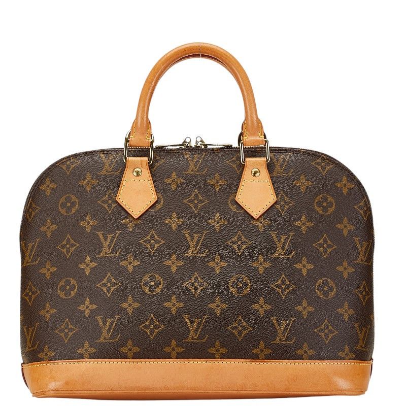 Louis Vuitton Louis Vuitton Louis Vuitton Monogram Alma PM Handbag M51130 Brown PVC Leather Canvas Handbag M51130 in Very Good Condition Size ONE SIZE - 3 Thumbnail