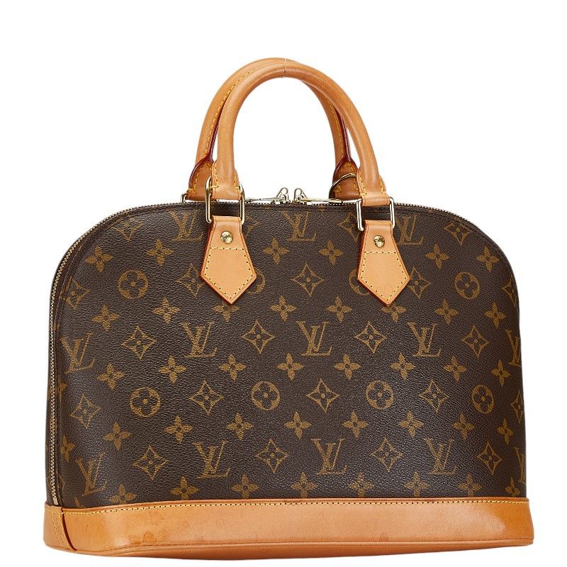 Louis Vuitton Louis Vuitton Louis Vuitton Monogram Alma PM Handbag M51130 Brown PVC Leather Canvas Handbag M51130 in Very Good Condition Size ONE SIZE - 2 Thumbnail