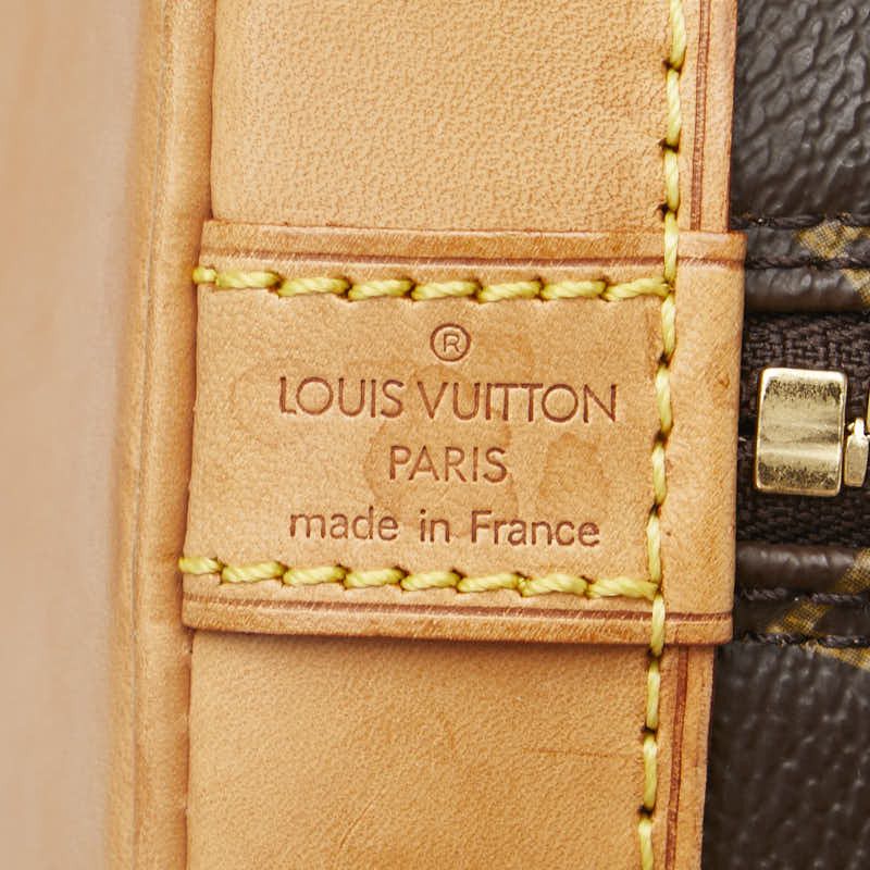 Louis Vuitton Louis Vuitton Louis Vuitton Monogram Alma PM Handbag M51130 Brown PVC Leather Canvas Handbag M51130 in Very Good Condition Size ONE SIZE - 7 Thumbnail