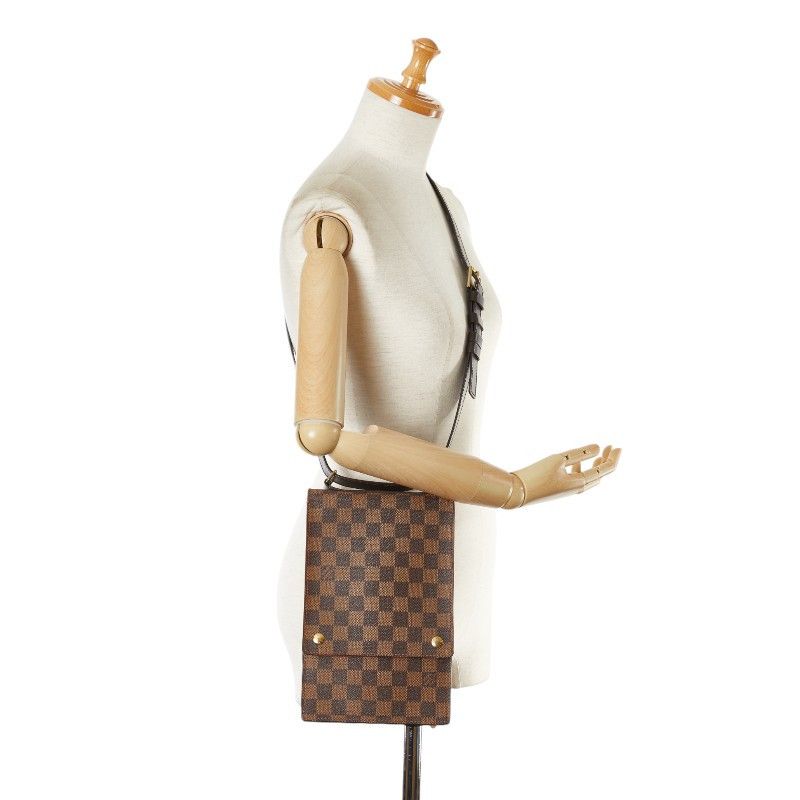 Louis Vuitton Louis Vuitton Louis Vuitton Damier Portobello Shoulder Bag N45271 Brown PVC Leather Canvas Crossbody Bag N45271 in Very Good Condition Size ONE SIZE - 9 Thumbnail
