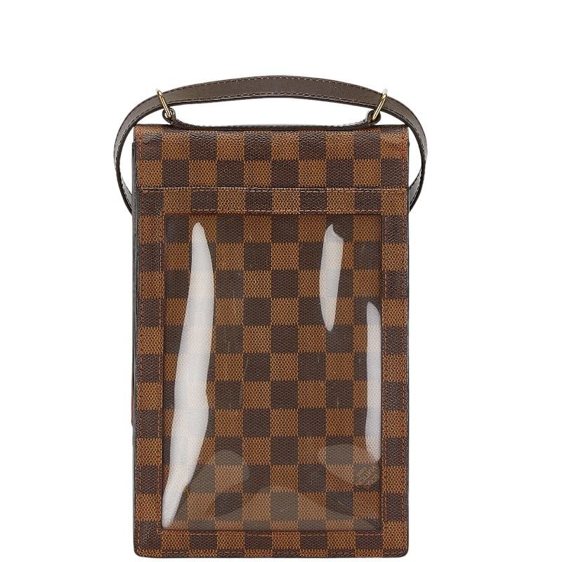 Louis Vuitton Louis Vuitton Louis Vuitton Damier Portobello Shoulder Bag N45271 Brown PVC Leather Canvas Crossbody Bag N45271 in Very Good Condition Size ONE SIZE - 3 Thumbnail