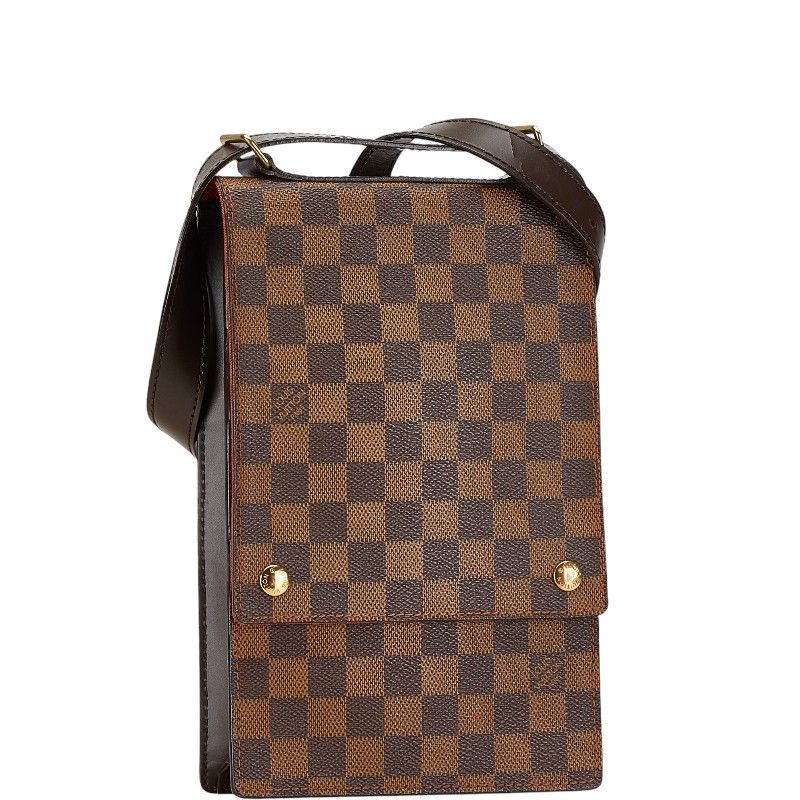 Louis Vuitton Louis Vuitton Louis Vuitton Damier Portobello Shoulder Bag N45271 Brown PVC Leather Canvas Crossbody Bag N45271 in Very Good Condition Size ONE SIZE - 2 Thumbnail