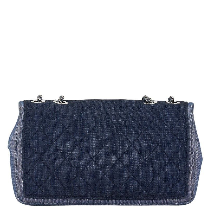 Chanel Chanel Chanel Matelasse 25 Denim Chain Shoulder Bag Denim Shoulder Bag 19xxxx in Very Good Condition Size ONE SIZE - 3 Thumbnail