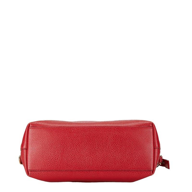 Gucci Gucci Gucci Leather Interlocking G Handbag 2WAY 449659 Red Leather Handbag 449659 in Very Good Condition Size ONE SIZE - 5 Thumbnail