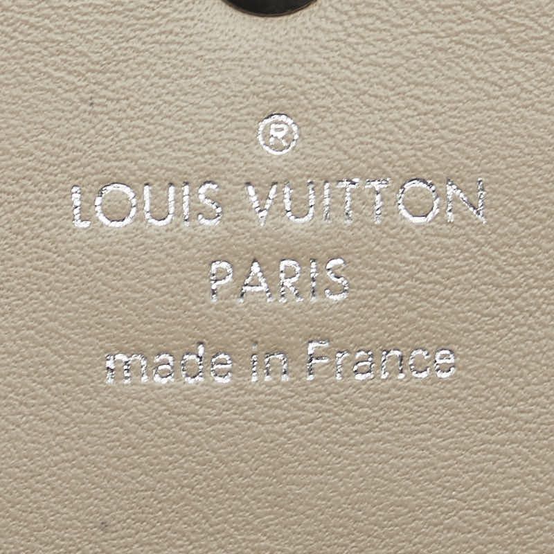 Louis Vuitton Louis Vuitton Louis Vuitton Monogram Mahina Iris Long Wallet M60144 Beige Leather Leather Long Wallet M60144 in Very Good Condition Size ONE SIZE - 8 Thumbnail