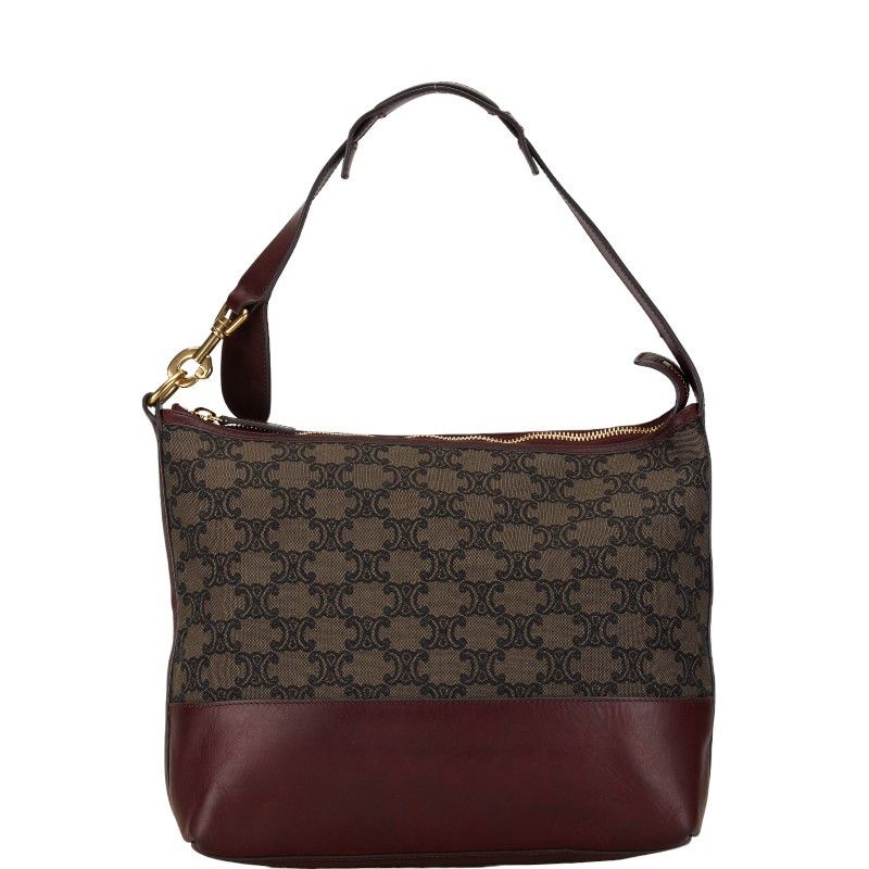 Celine Celine Celine Canvas Leather Macadam One Shoulder Bag Canvas Shoulder Bag in Very Good Condition Size ONE SIZE - 2 Thumbnail