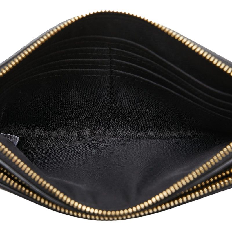 Coach Coach Coach Signature Double Zip Long Wallet C5576 Brown Black PVC Leather Canvas Long Wallet C5576 in Very Good Condition Size ONE SIZE - 7 Thumbnail