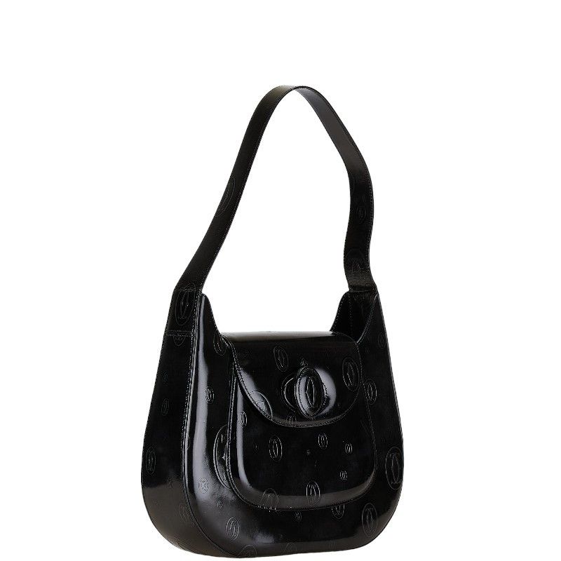 Cartier Cartier Cartier Must Line Happy Birthday Patent Leather Handbag Leather Handbag in Very Good Condition Size ONE SIZE - 2 Thumbnail