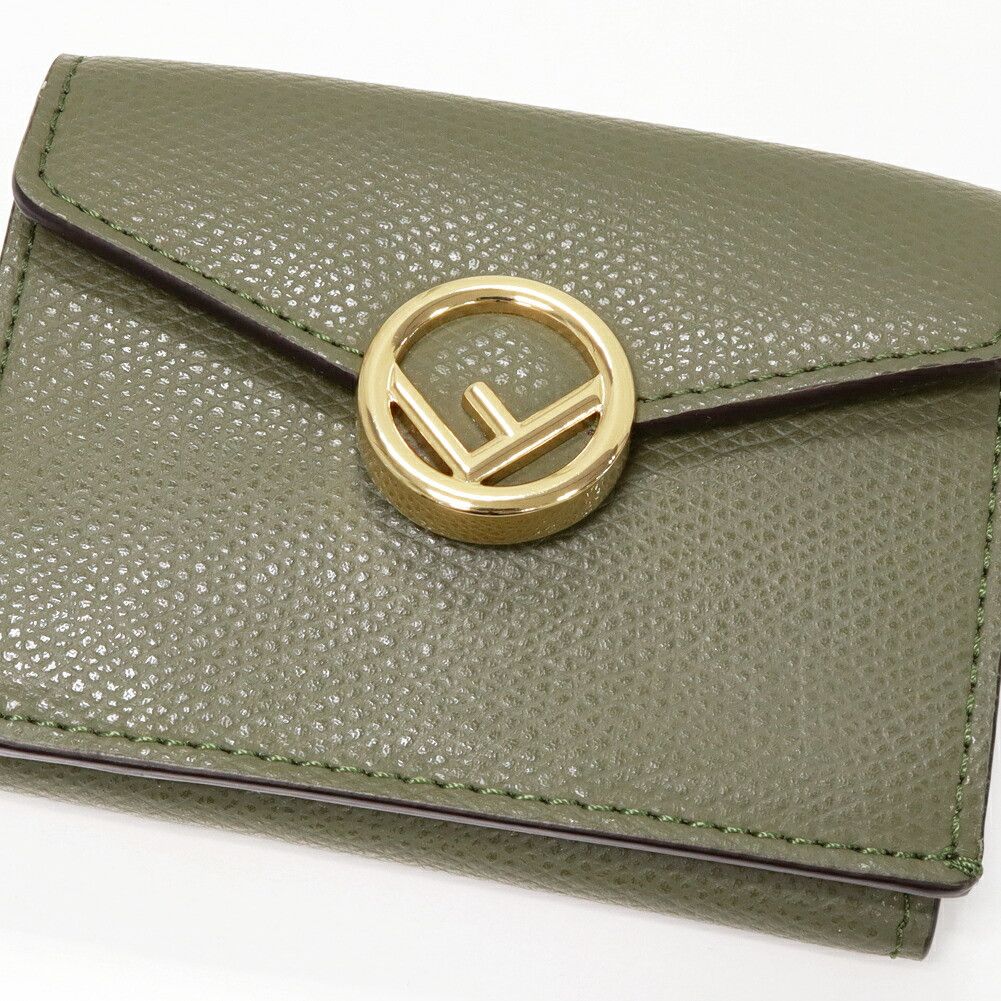 Fendi Fendi Fendi Calfskin Trifold Wallet with Coin Pocket 8M0395 A18B F14QC Leather Short Wallet 8M0395 A18B F14QC in Pristine Condition Size ONE SIZE - 6 Thumbnail