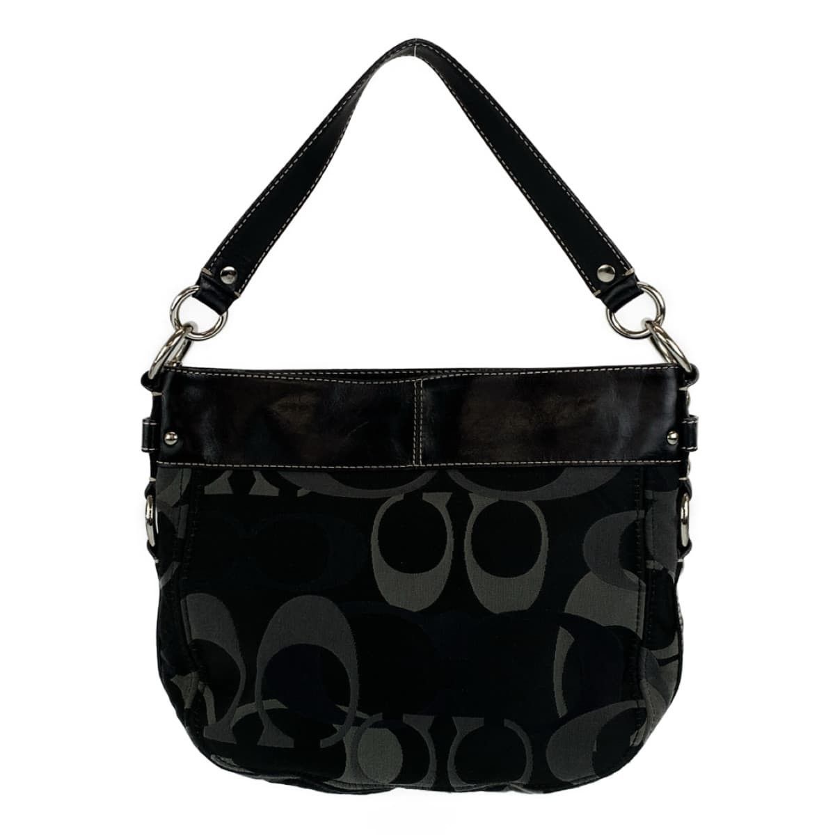 Coach Coach Coach Signature Canvas Tote Handbag 405462 Canvas Tote Bag 405462 in Very Good Condition Size ONE SIZE - 2 Thumbnail