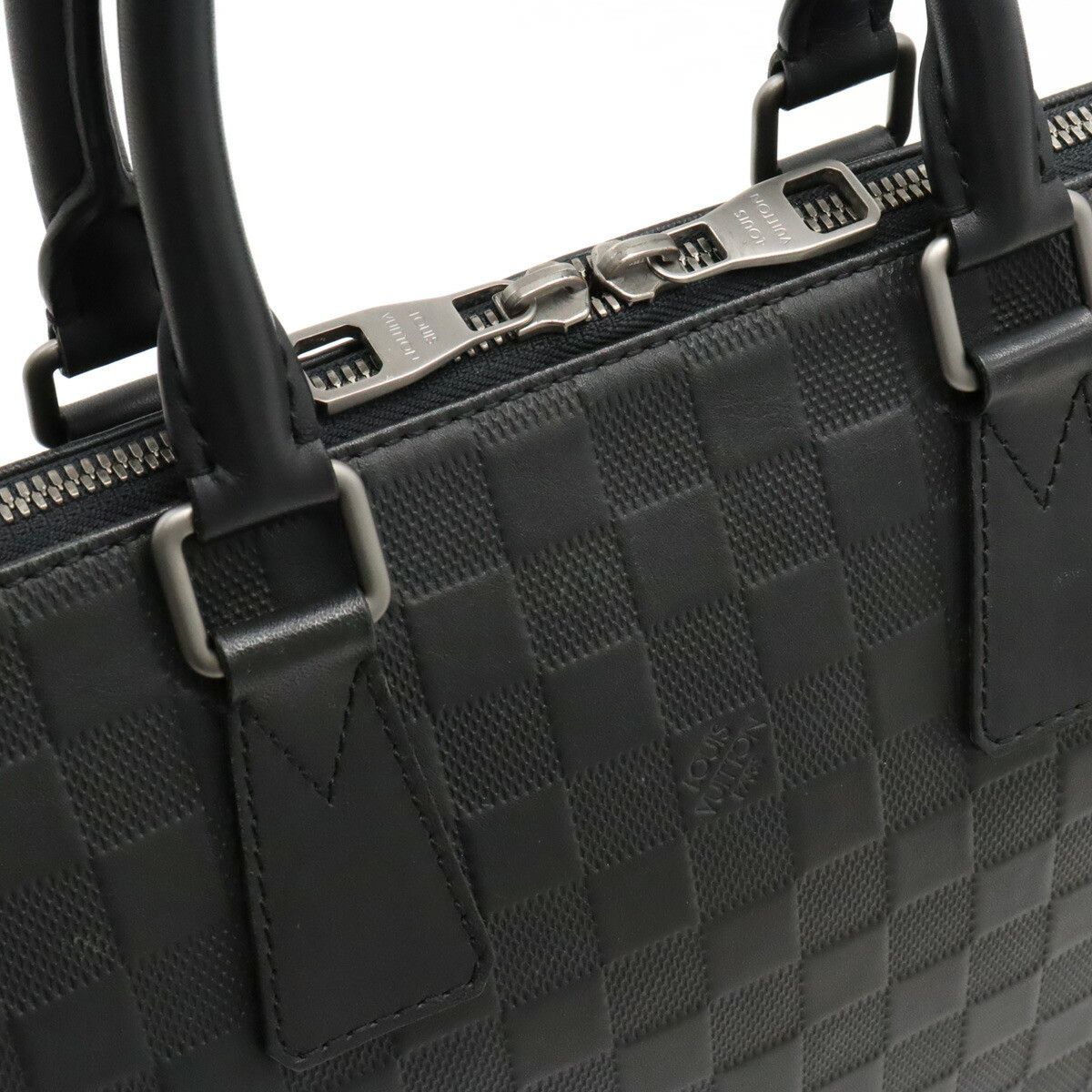 Louis Vuitton Louis Vuitton Louis Vuitton Damier Infini Leather Briefcase N41248 Leather Business Bag N41248 in Good Condition Size ONE SIZE - 6 Thumbnail