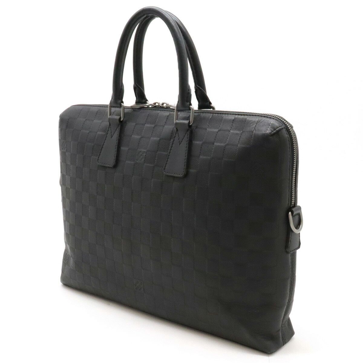 Louis Vuitton Louis Vuitton Louis Vuitton Damier Infini Leather Briefcase N41248 Leather Business Bag N41248 in Good Condition Size ONE SIZE - 2 Thumbnail
