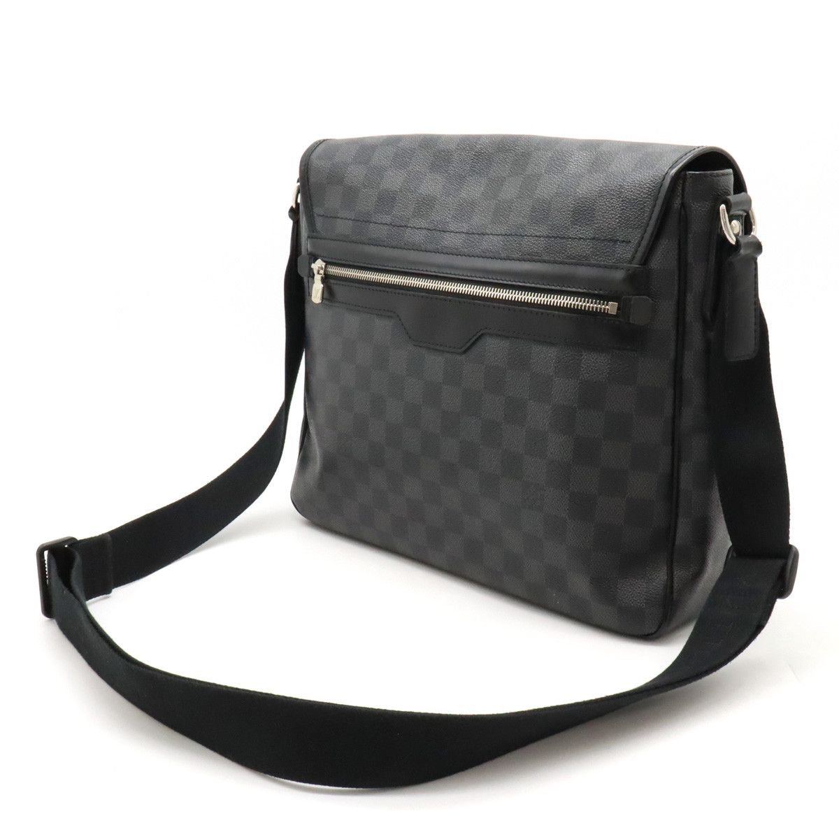 Louis Vuitton Louis Vuitton Louis Vuitton Damier Graphite Daniel MM Shoulder Bag N58029 Canvas Crossbody Bag N58029 in Good Condition Size ONE SIZE - 2 Thumbnail