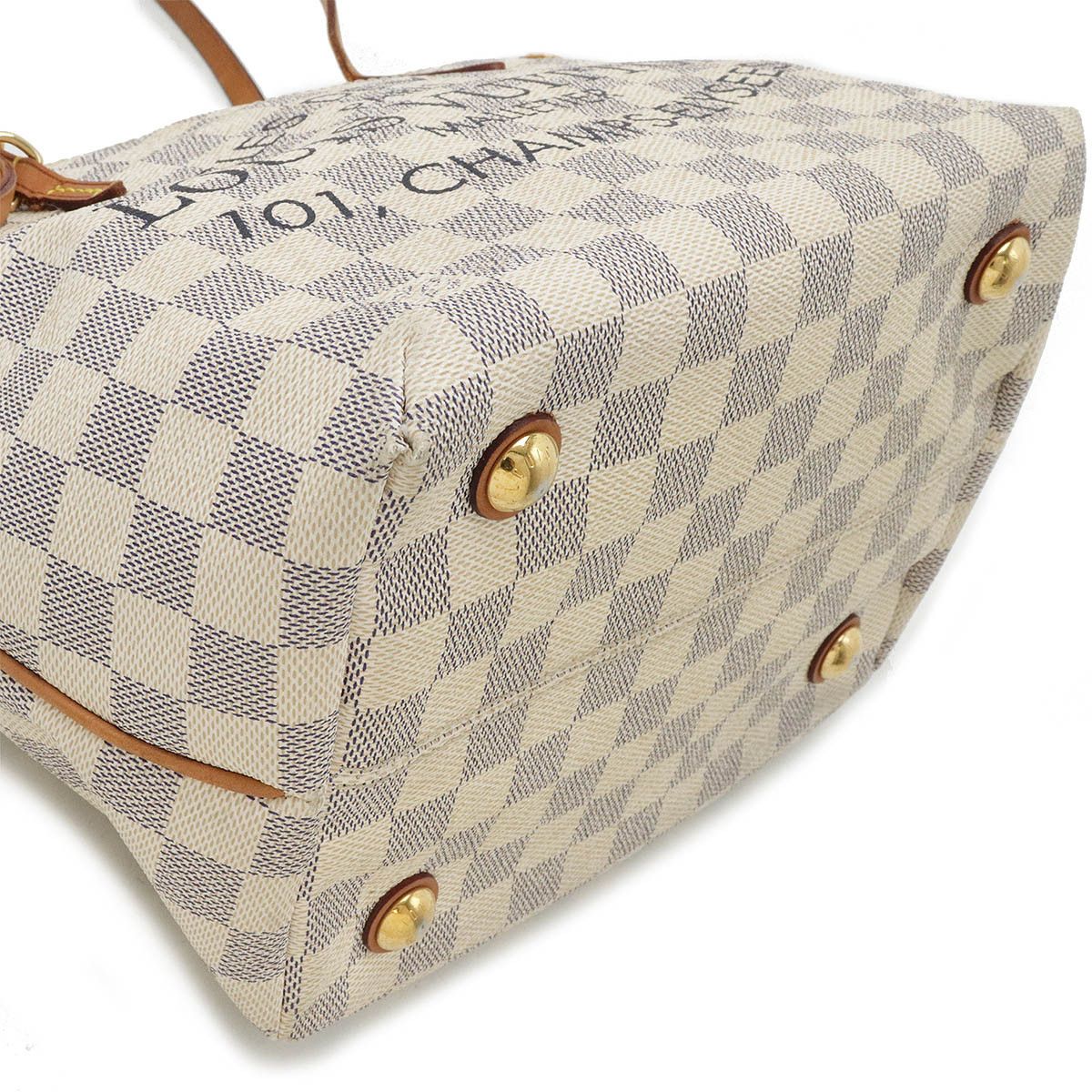 Louis Vuitton Louis Vuitton Louis Vuitton Damier Azur Cabas PM Tote Bag N41376 Canvas Tote Bag N41376 in Good Condition Size ONE SIZE - 3 Thumbnail