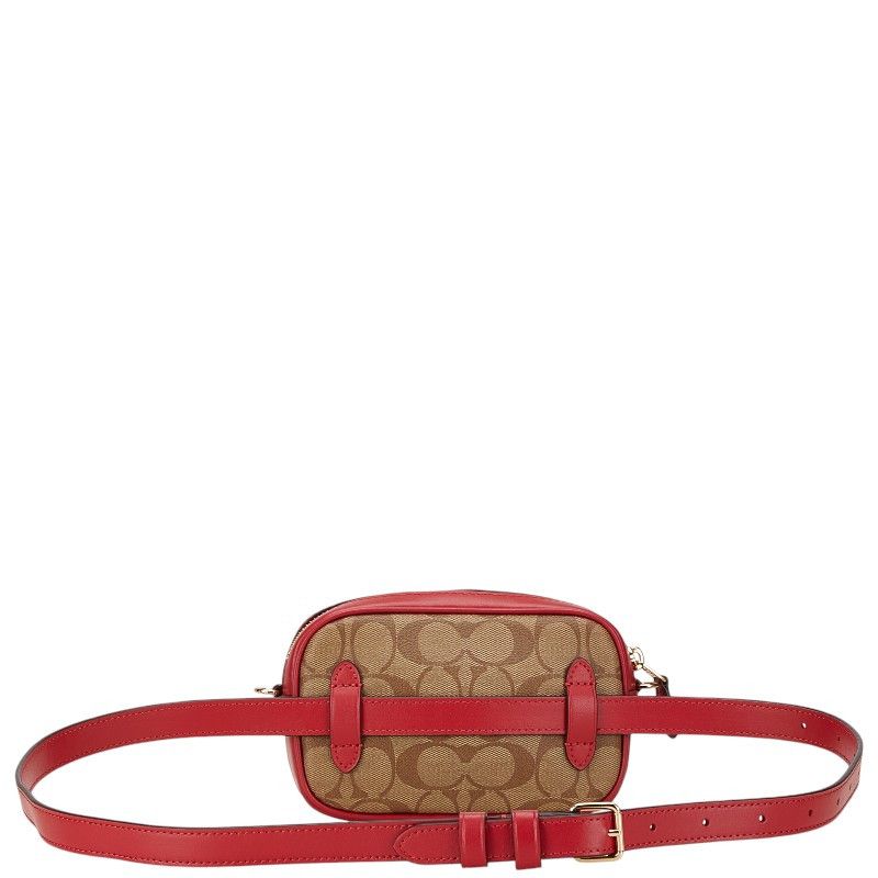 Coach Coach Coach Leather Signature Clutch Waist Bag F39657 Leather Belt Bag F39657 in Excellent Condition Size ONE SIZE - 4 Thumbnail