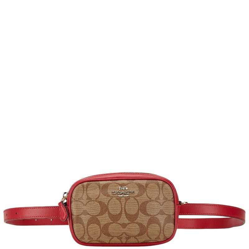 Coach Coach Coach Leather Signature Clutch Waist Bag F39657 Leather Belt Bag F39657 in Excellent Condition Size ONE SIZE - 2 Thumbnail