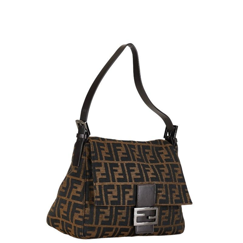 Fendi Fendi Fendi Mamma Bucket Handbag Canvas Leather Canvas Handbag 8BR001 in Good Condition Size ONE SIZE - 2 Thumbnail