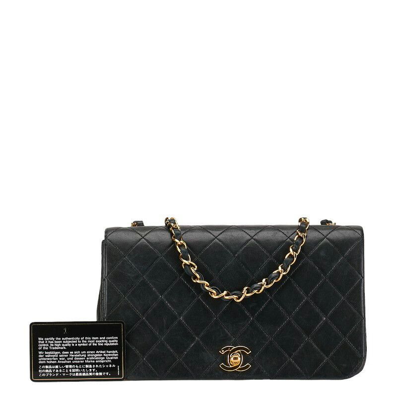 Chanel Chanel Chanel Matelasse 23 Lambskin Single Flap Shoulder Bag Leather Shoulder Bag 1番台 in Very Good Condition Size ONE SIZE - 10 Thumbnail