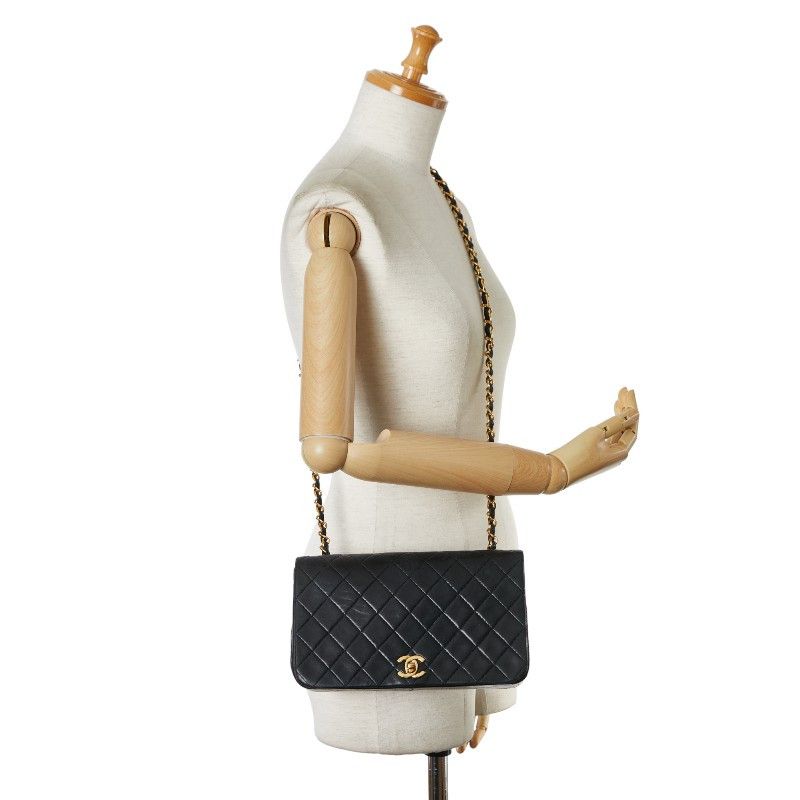 Chanel Chanel Chanel Matelasse 23 Lambskin Single Flap Shoulder Bag Leather Shoulder Bag 1番台 in Very Good Condition Size ONE SIZE - 11 Thumbnail