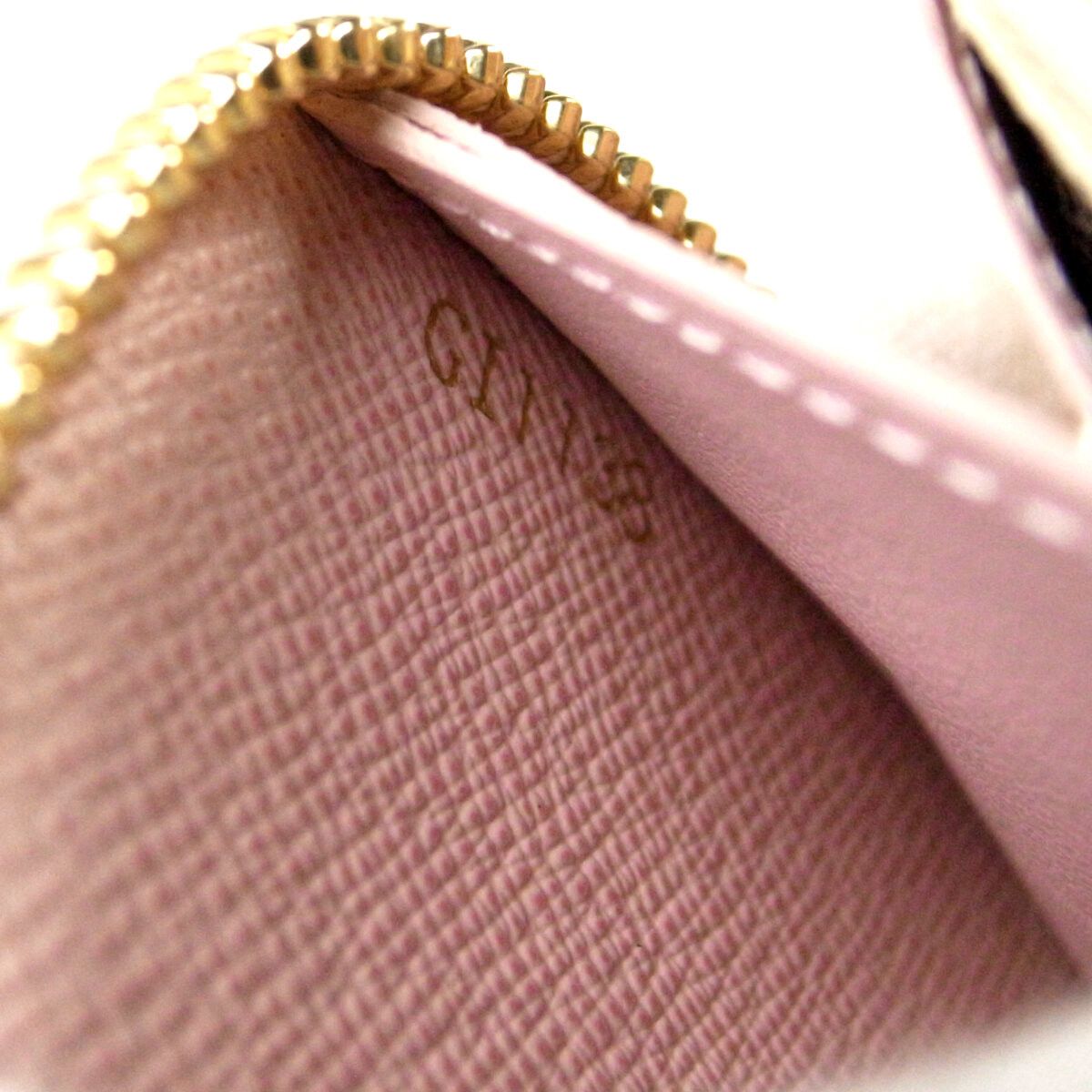 Louis Vuitton Louis Vuitton Louis Vuitton Portefeuille Clemence Damier Azur Long Wallet Canvas Long Wallet N61264 DUTY FREE for USA Size ONE SIZE - 8 Thumbnail