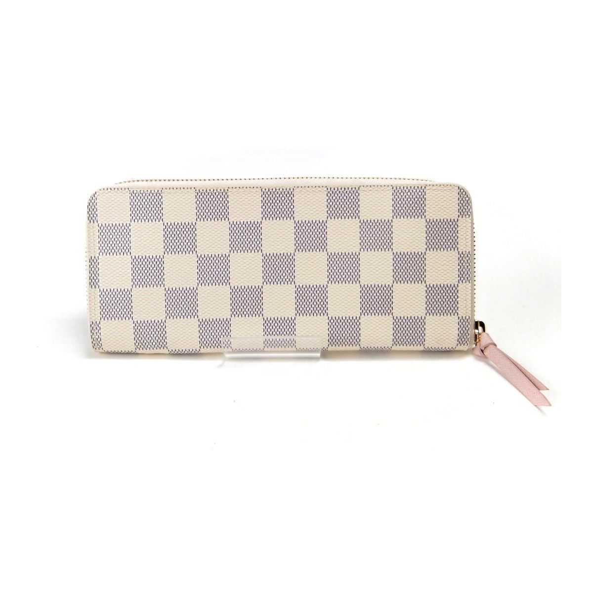 Louis Vuitton Louis Vuitton Louis Vuitton Portefeuille Clemence Damier Azur Long Wallet Canvas Long Wallet N61264 DUTY FREE for USA Size ONE SIZE - 2 Thumbnail