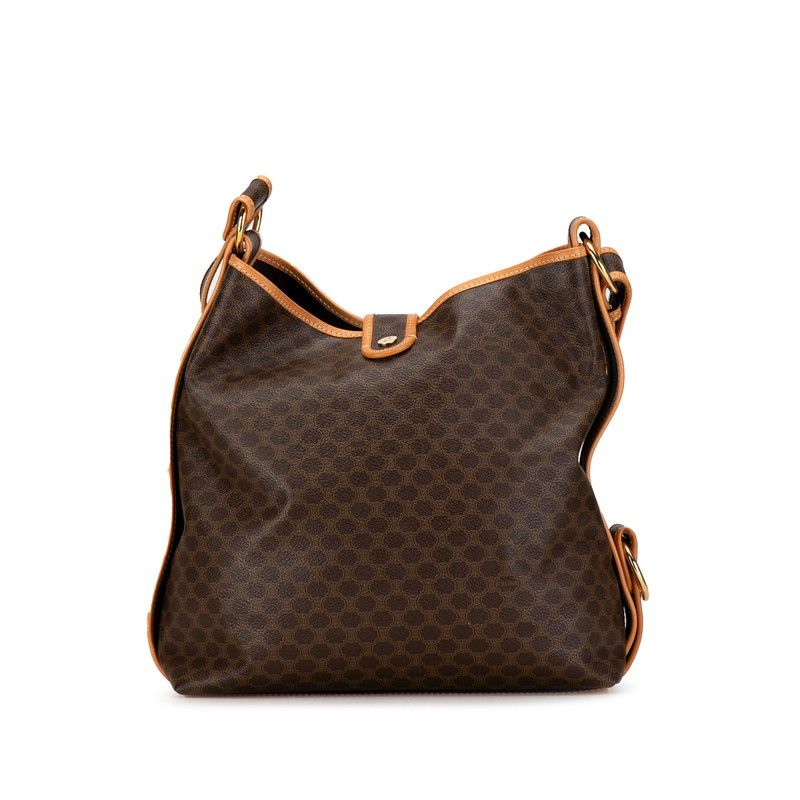 Celine Celine Celine Macadam Brown PVC Leather Shoulder Bag Canvas Shoulder Bag in Great Condition Size ONE SIZE - 3 Thumbnail
