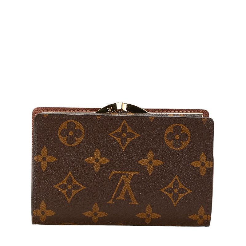 Louis Vuitton Louis Vuitton Louis Vuitton Monogram Viennois Bifold Wallet M61663 Canvas Short Wallet M61663 in Very Good Condition Size ONE SIZE - 3 Thumbnail