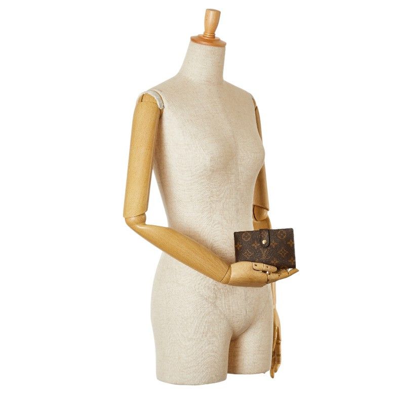 Louis Vuitton Louis Vuitton Louis Vuitton Monogram Viennois Bifold Wallet M61663 Canvas Short Wallet M61663 in Very Good Condition Size ONE SIZE - 10 Thumbnail